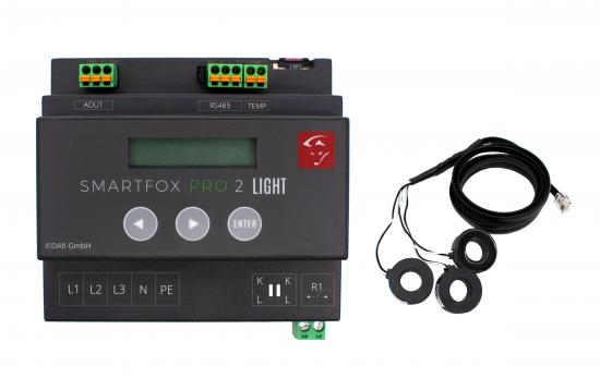 SMARTFOX Pro Light 2 inkl. Stromwandler 80A geschlossen